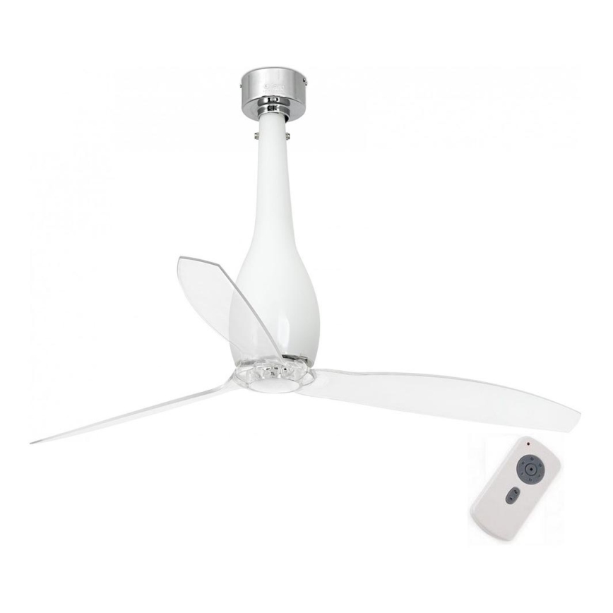 FARO 32001 - Ventilador de techo ETERFAN blanco/claro Ø 128 cm + control remoto