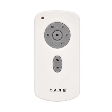 FARO 32027 - Ventilador de techo MINI ETERFAN negro/transparente d.128 cm + control remoto