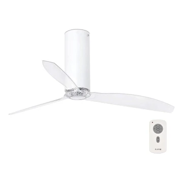 FARO 32033 - Ventilador de techo TUBE FAN blanco/transparente