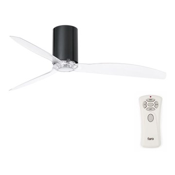 FARO 32040 - Ventilador de techo MINI TUBE FAN negro Ø 128 cm + control remoto