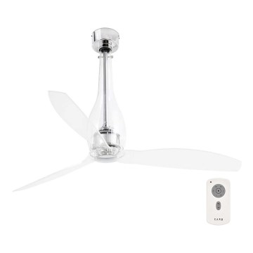 FARO 33381 - Ventilador de techo ETERFAN transparente Ø 128 cm + control remoto