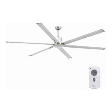 FARO 33465A - Ventilador de techo ANDROS XL cromo mate Ø 213 cm + control remoto