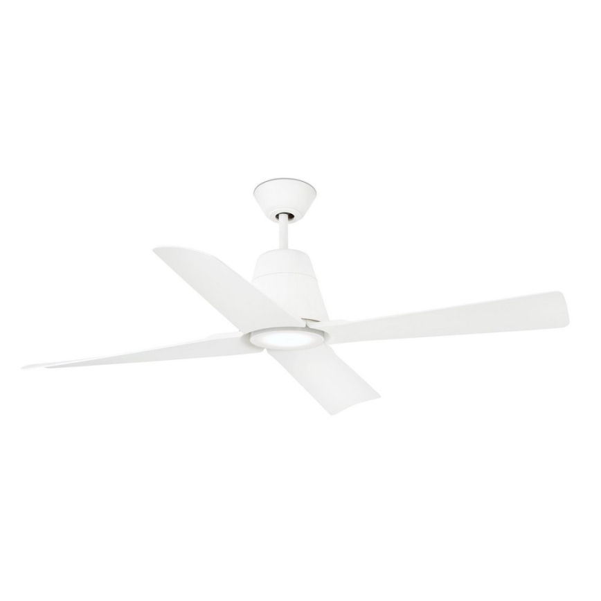 FARO 33480 - Ventilador de techo TYPHOON IP44 Ø 130 cm blanco + control remoto