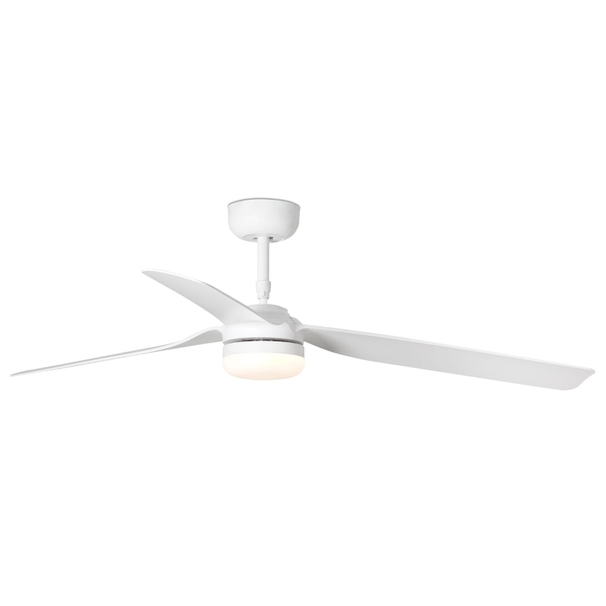 FARO 33814WP-20 - Ventilador de techo LED regulable PUNT M LED/24W/230V 3000K/4200K/6500K blanco d. 130 cm SMART + control remoto