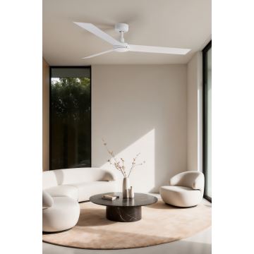 FARO 34290WP - Ventilador de techo CRUISER L blanco diá. 132 cm SMART + control remoto