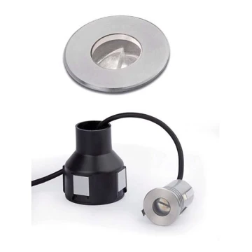 FARO 70462N - LED Lámpara empotrable exterior CURTIS LED/2W/230V IP67