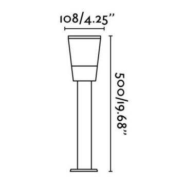 FARO 72351 - Lámpara exterior ROY 1xE27/30W/230V IP44