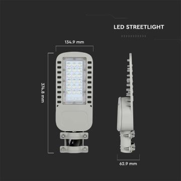 Farola LED SAMSUNG CHIP LED/30W/230V 4000K gris