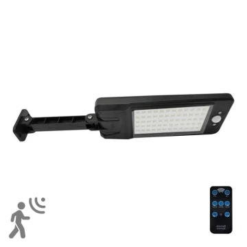 Farola solar LED regulable con sensor LED/7W/7,4V + mando a distancia