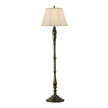 Feiss - Lámpara de pie LINCOLNDALE 1xE27/60W/230V bronce/beige