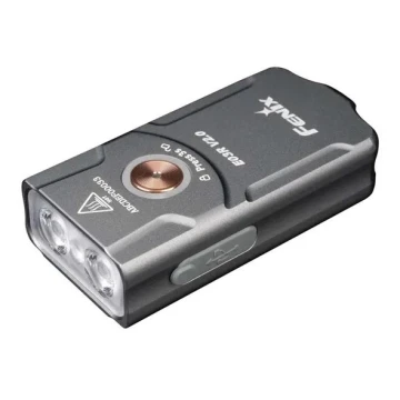 Fenix E03RV20GREY - Linterna recargable LED LED/USB IP66 500 lm 30 h