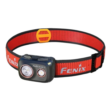 Fenix HL32RTBLCK - Linterna LED recargable LED/USB IP66 800 lm 300 h negro/naranja