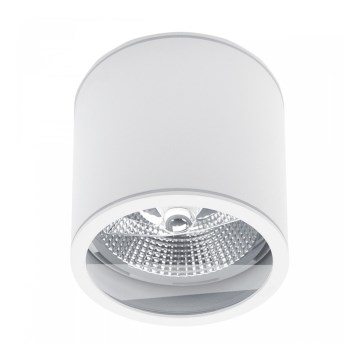 Foco de baño CHLOE AR111 1xGU10/15W/230V IP44 redondeado blanco