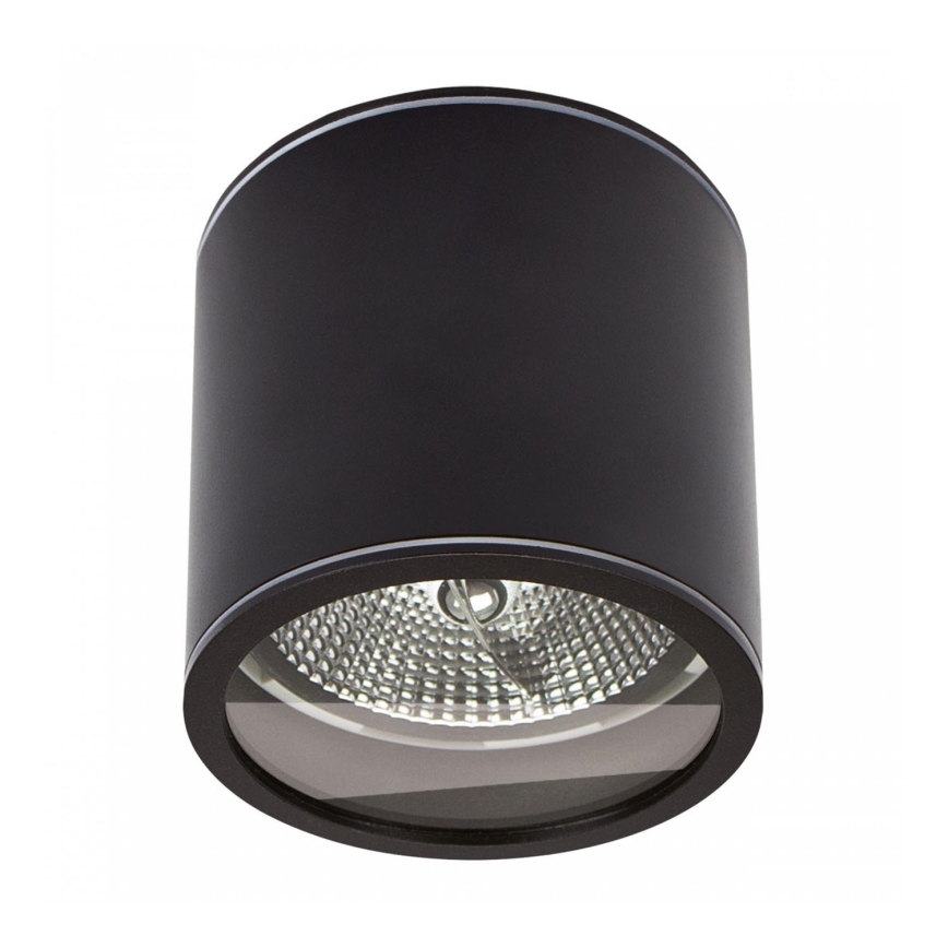 Foco de baño CHLOE AR111 1xGU10/15W/230V IP44 redondeado negro