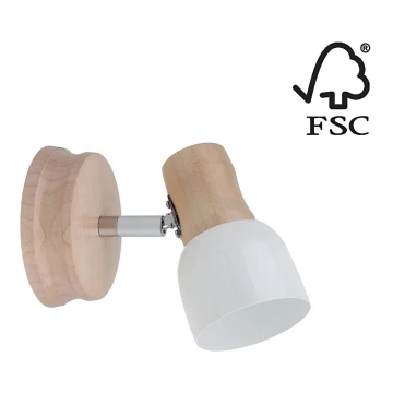 Foco de pared SVANTJE 1xE14/40W/230V - Certificado FSC