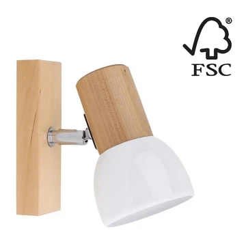 Foco de pared SVENDA 1xE27/60W/230V - Certificado FSC