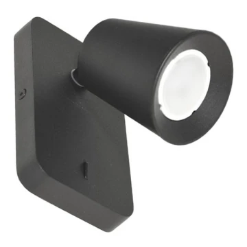 Foco de pared TRELO 1xGU10/30W/230V negro