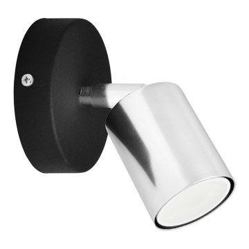 Foco LED de pared TUNE 1xGU10/4,8W/230V cromo mate/negro