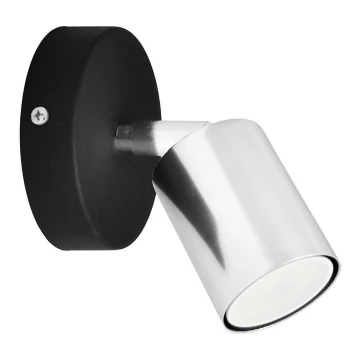 Foco LED de pared TUNE 1xGU10/6,5W/230V cromo mate/negro