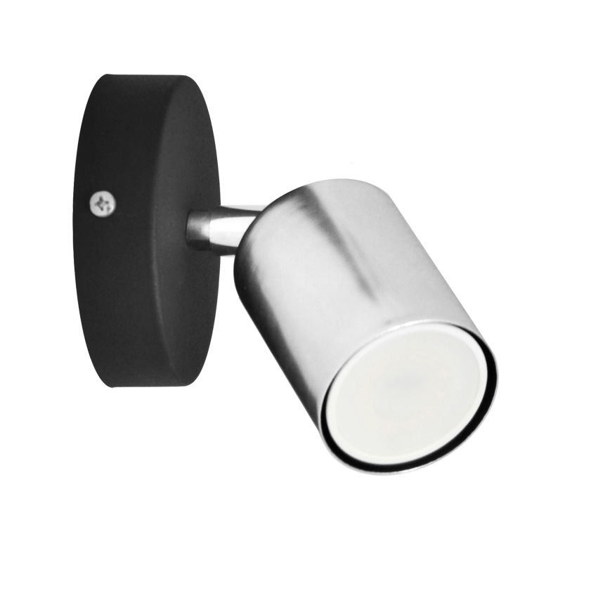 Foco LED de pared TUNE 1xGU10/6,5W/230V cromo mate/negro