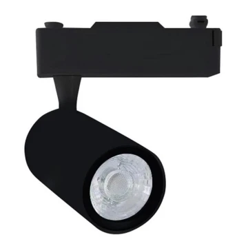 Foco LED para sistema de rieles TRACK LIGHT LED/12W/230V 3000K negro