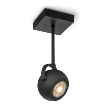 Foco LED regulable NOP 1xGU10/5,8W/230V negro