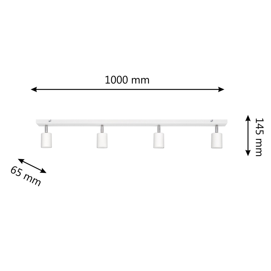 Foco LED TUNE 4xGU10/6,5W/230V blanco