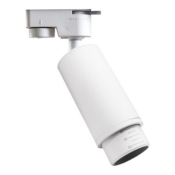 Foco para sistema de rieles MICA 1xGU10/25W/230V monofásico blanco