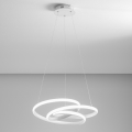 Gea Luce DIVA S P BIANCO - Lámpara de araña LED regulable DIVA LED/43W/230V blanco