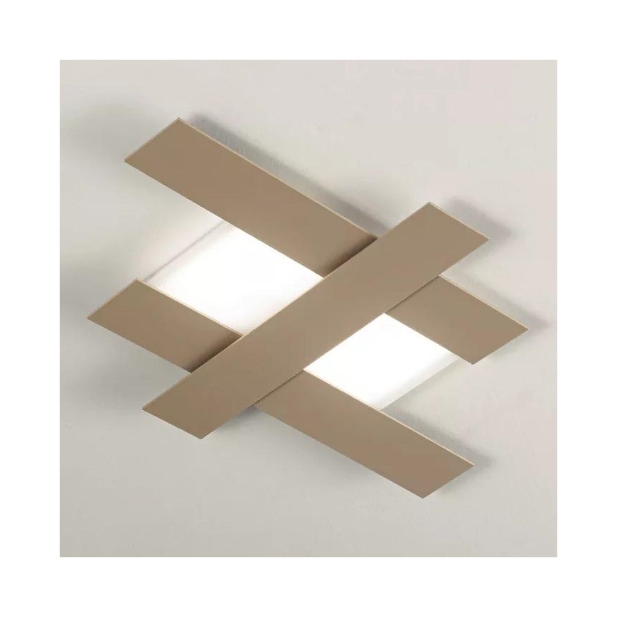 Gea Luce DOHA P P T - Plafón LED DOHA LED/30W/230V 65,5 cm beige