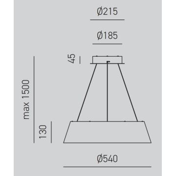 Gea Luce JULIETTE S B - Lámpara de araña LED regulable JULIETTE LED/50W/230V blanco