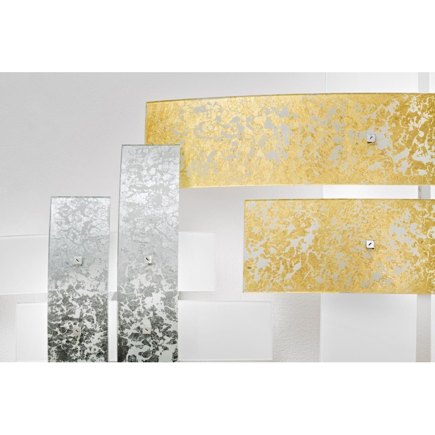 Gea Luce LARA P P oro - Plafón LARA 2xE27/52W/230V 50 cm dorado