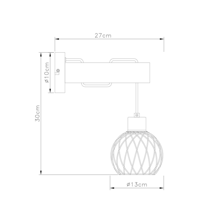 Globo - Aplique 1xE27/15W/230V