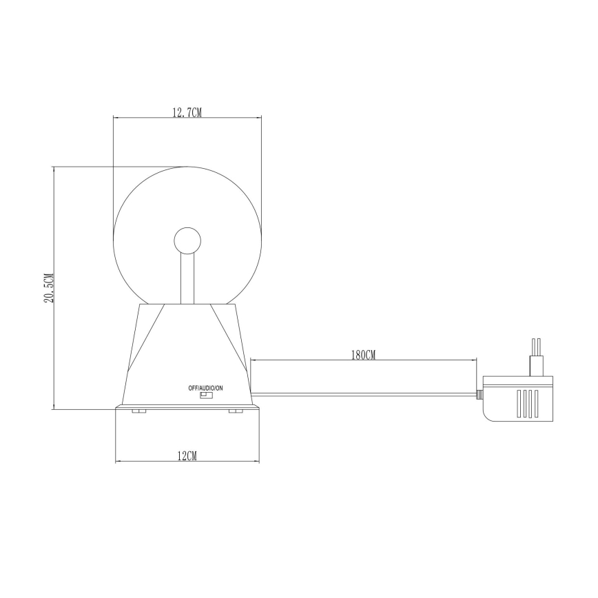 Globo - Lámpara de mesa LED LED/3,6W/230V