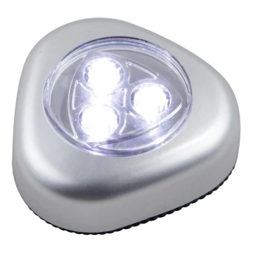 GLOBO 31909 - Luz nocturna LED de orientación FLASHLIGHT 4xLED/0,21W/3xMicro (AAA)1,5V