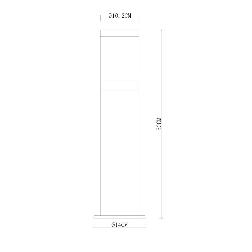 Globo - Lámpara de exterior 1xE27/60W/230V 50 cm IP44