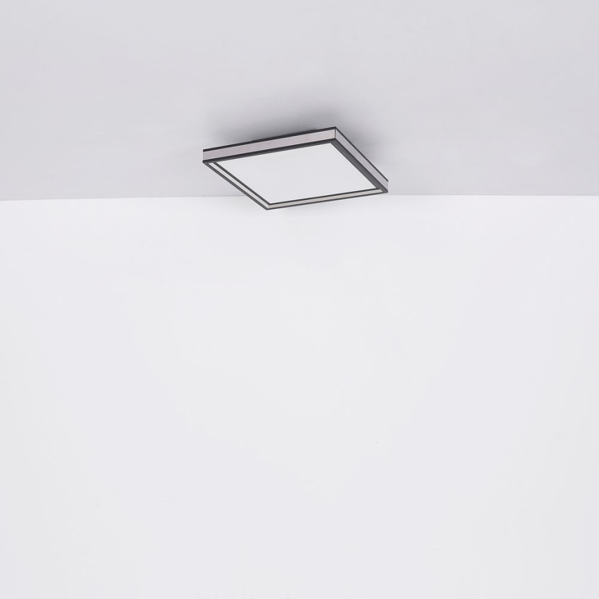 Globo - Plafón LED LED/12W/230V 30x30 cm negro/blanco
