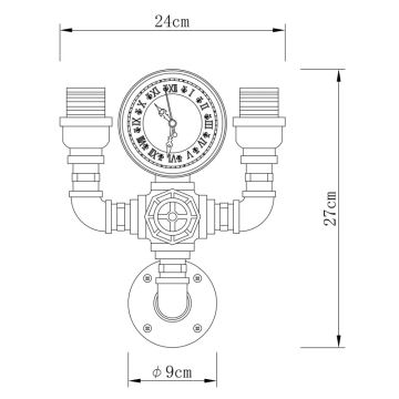 Globo - Aplique de pared 2xE27/60W/230V