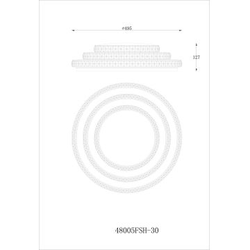 Globo - Plafón LED regulable LED/30W/230V TUYA Wi-Fi + control remoto