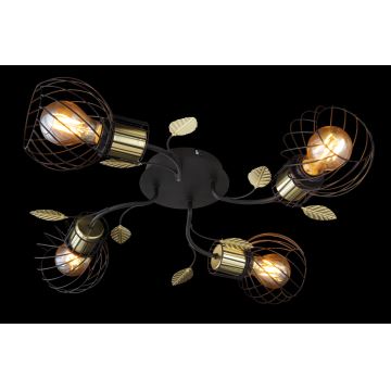 Globo - Lámpara de suspensión 4xE27/40W/230V