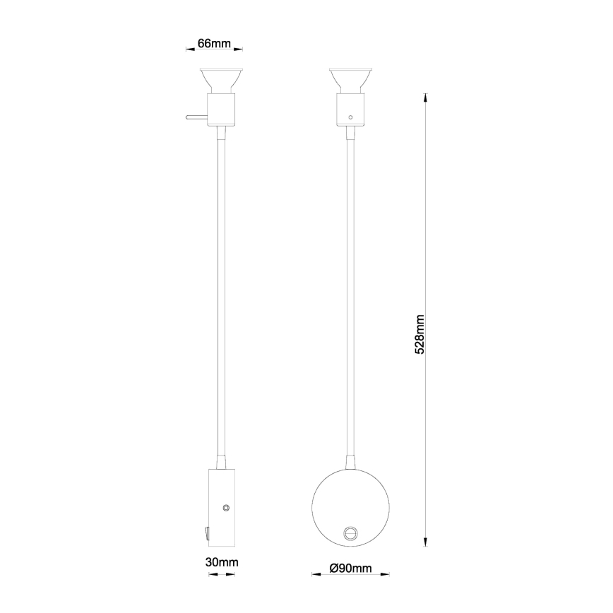 Globo - Aplique 1xGU10/35W/230V