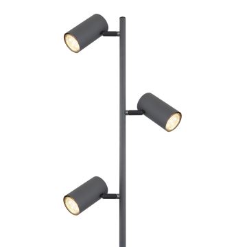 Globo - Lámpara de pie 3xGU10/5W/230V gris