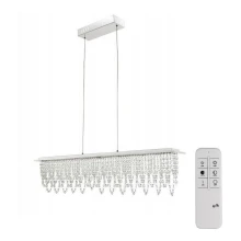 Globo - Lámpara de araña de cristal LED regulable en cadena LED/24W/230V 3000-6000K + mando a distancia