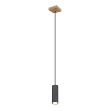 Globo - Lámpara de araña en rama 1xGU10/35W/230V gris/marrón
