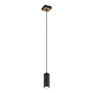 Globo - Lámpara de araña en ristra 1xGU10/35W/230V negro/marrón
