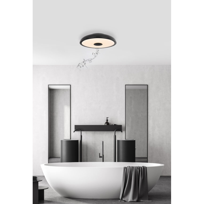 Globo - LED RGBW Lámpara de baño regulable con altavoz LED/18W/230V 3000-6500K IP44 + control remoto