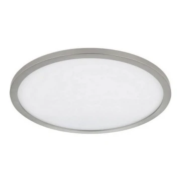 Globo - Luz de techo LED regulable para baño LED/18W/230V diá. 29,4 cm IP44 cromo