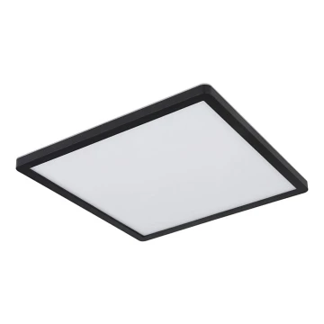 Globo - Luz de techo LED regulable para baño LED/24W/230V 42x42 cm IP44 negro