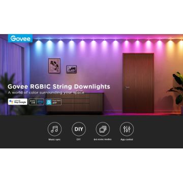 Govee - Cadena de luces LED RGBIC 5m Wi-Fi