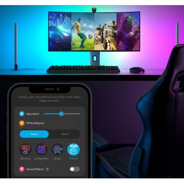Govee - Iluminación de monitor inteligente LED RGBIC Dreamview G1 de 27-34" Wi-Fi